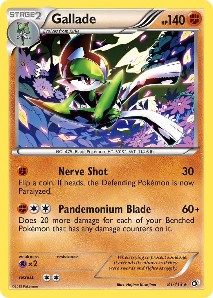 Legendary Treasures Gallade #81/113